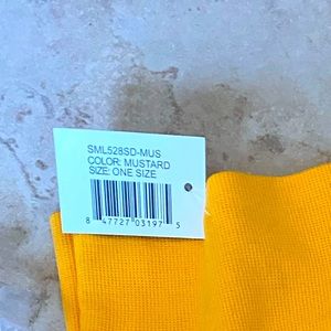 Aura Via Seamless Leggings Style #SML-528SD MUS 92% Nylon 8% Spandex Mustard